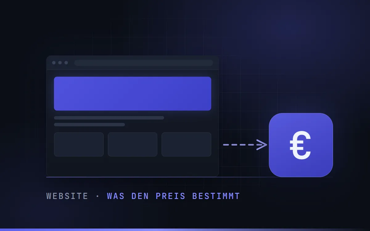 Beitragsbild: Was kostet eine Website? Ein ehrlicher Überblick
