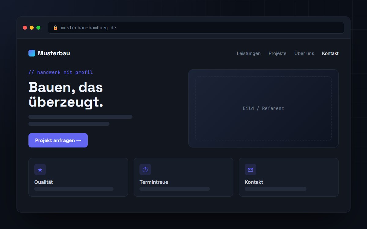 Projekt: Unternehmenswebsite